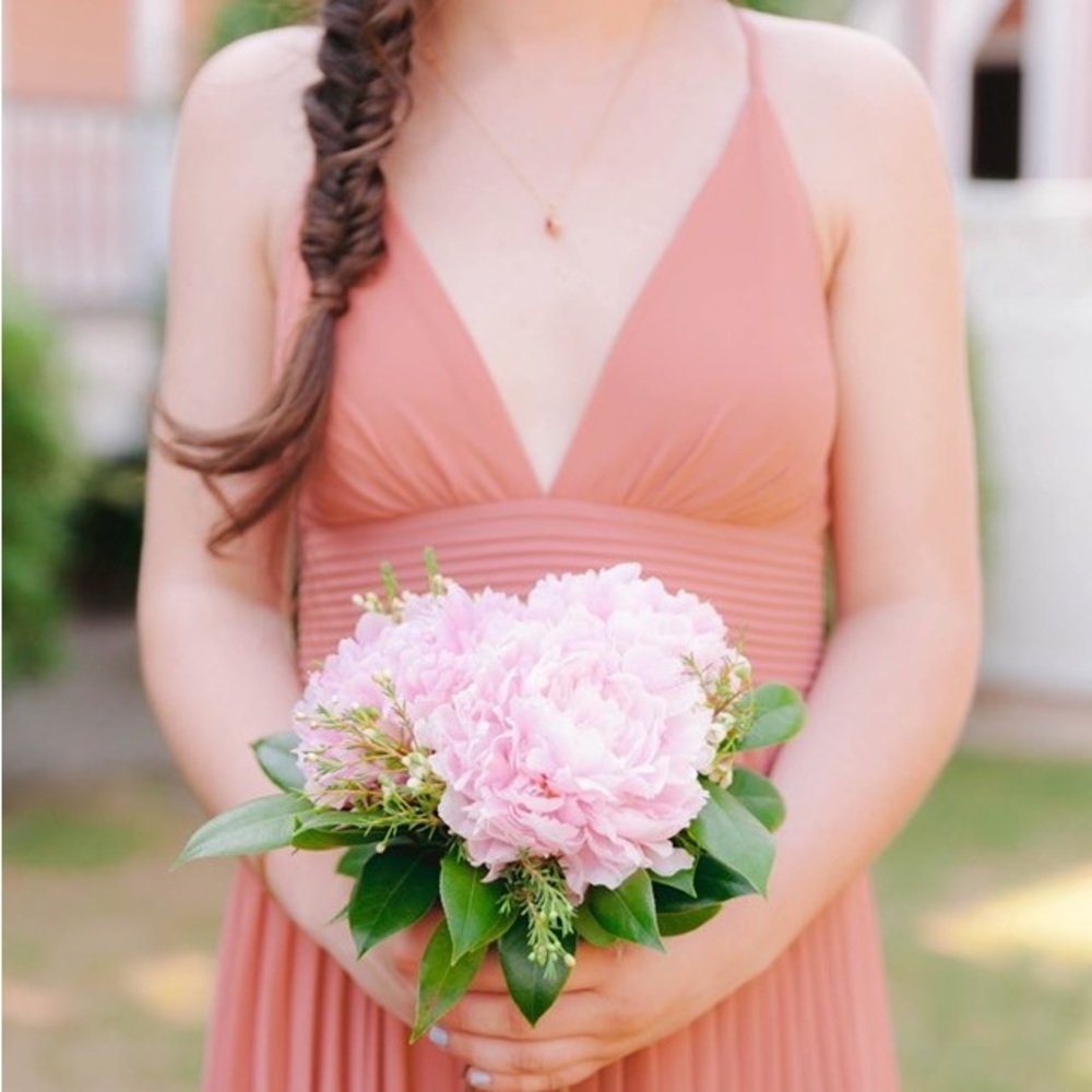 Worn once. Beautiful blush color